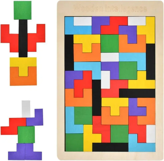 Wooden Intelligence Puzzle Toy for Kids
