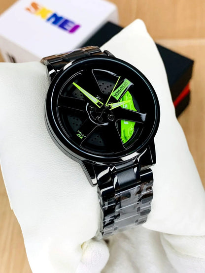 Premium 360° Rotating Wheel Watch