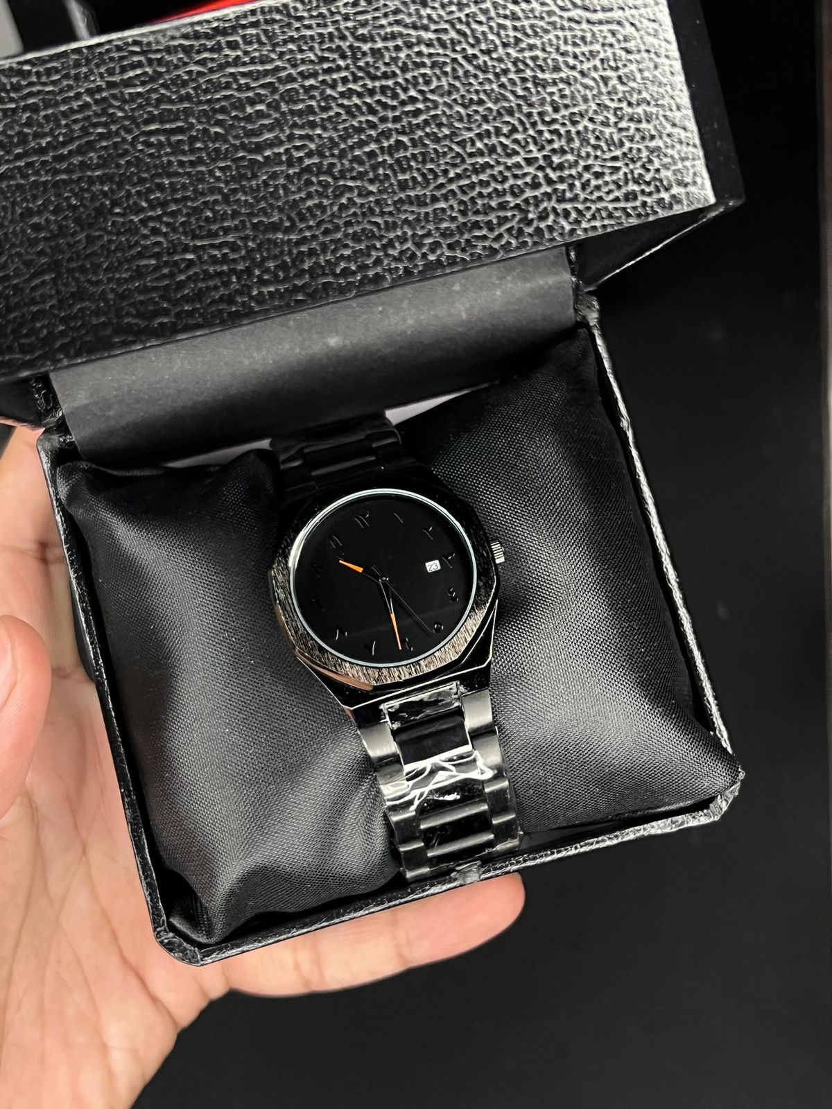 Octagon design in Arabic Numerals with Date Limited Edition & Prominent Needles