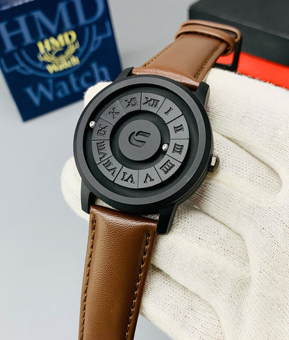 Magnetic Ball Dail Quartz Watch