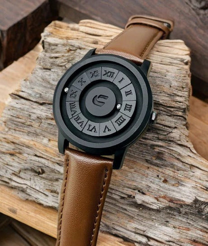 Magnetic Ball Dail Quartz Watch