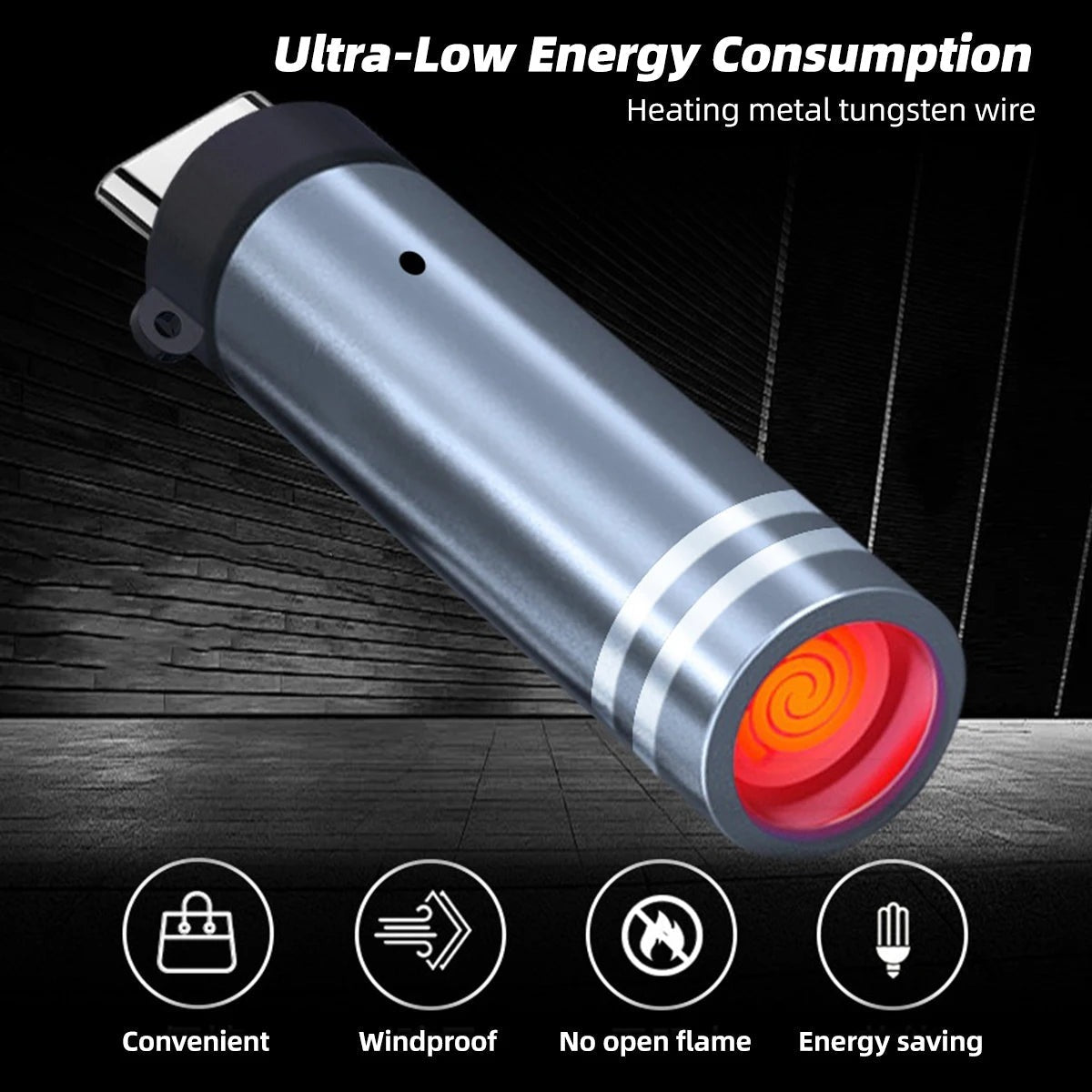 USB Charging Lighter Type C Cigarette Lighters