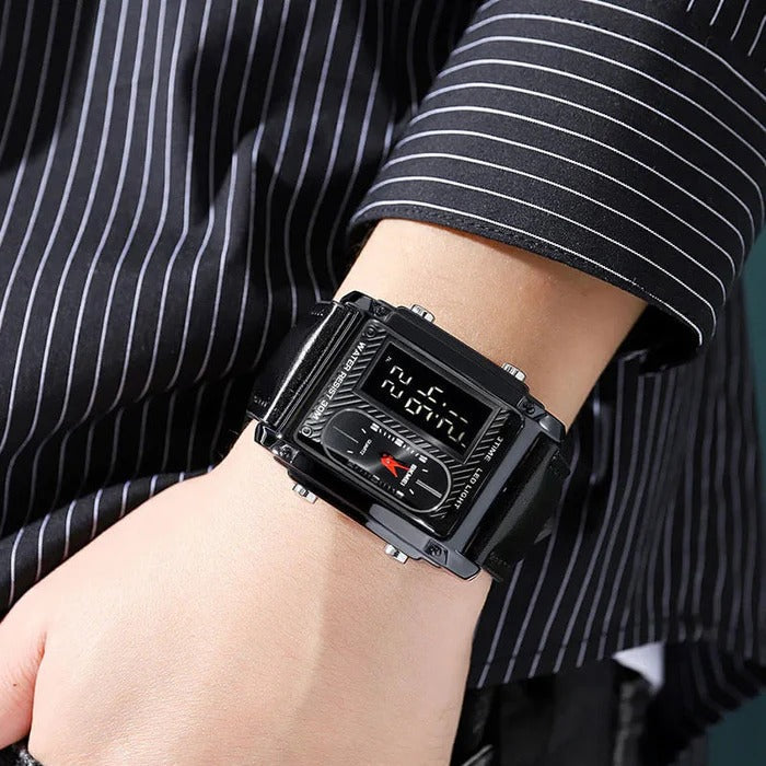Casual Three Time Digital Analog Luxury Watch