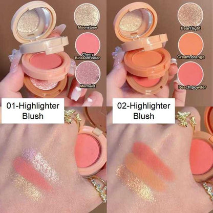 Blusher And Highlighter kit-