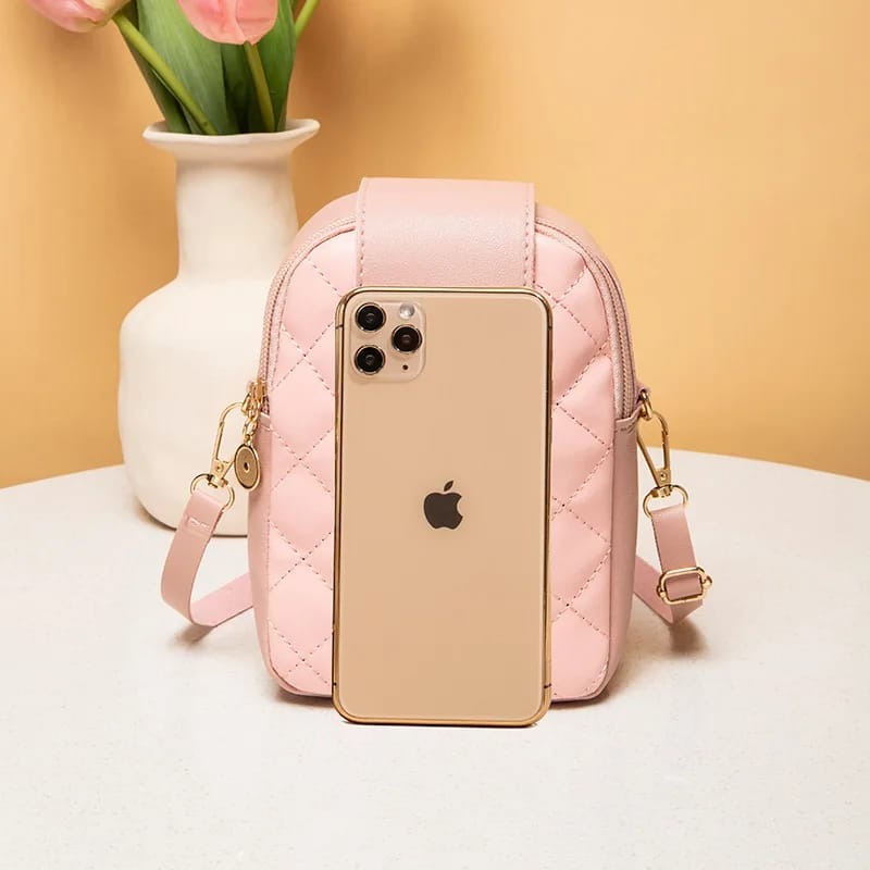 Leather Half-Moon Shoulder Bag