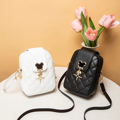 Leather Half-Moon Shoulder Bag