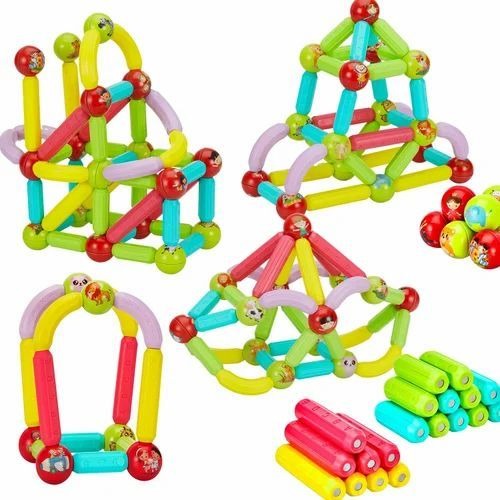 64 Pes Magnetic Blocks Set Toy