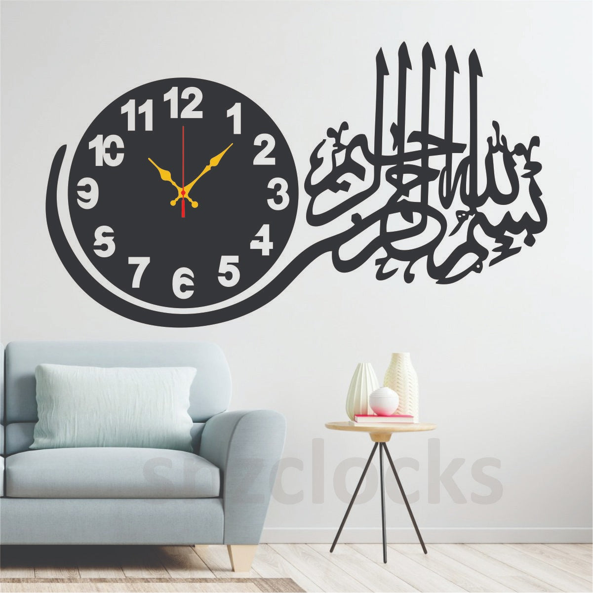 Butterfly Shelf,Wooden Wall Clock-3D Watch