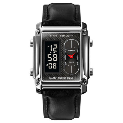 Casual Three Time Digital Analog Luxury Watch